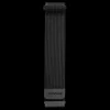 Black OOZOO metal mesh bracelet with black clasp