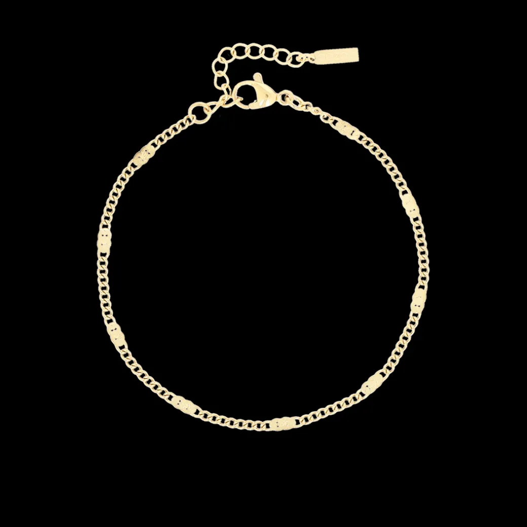 Goudkleurige armband met klassiek detail