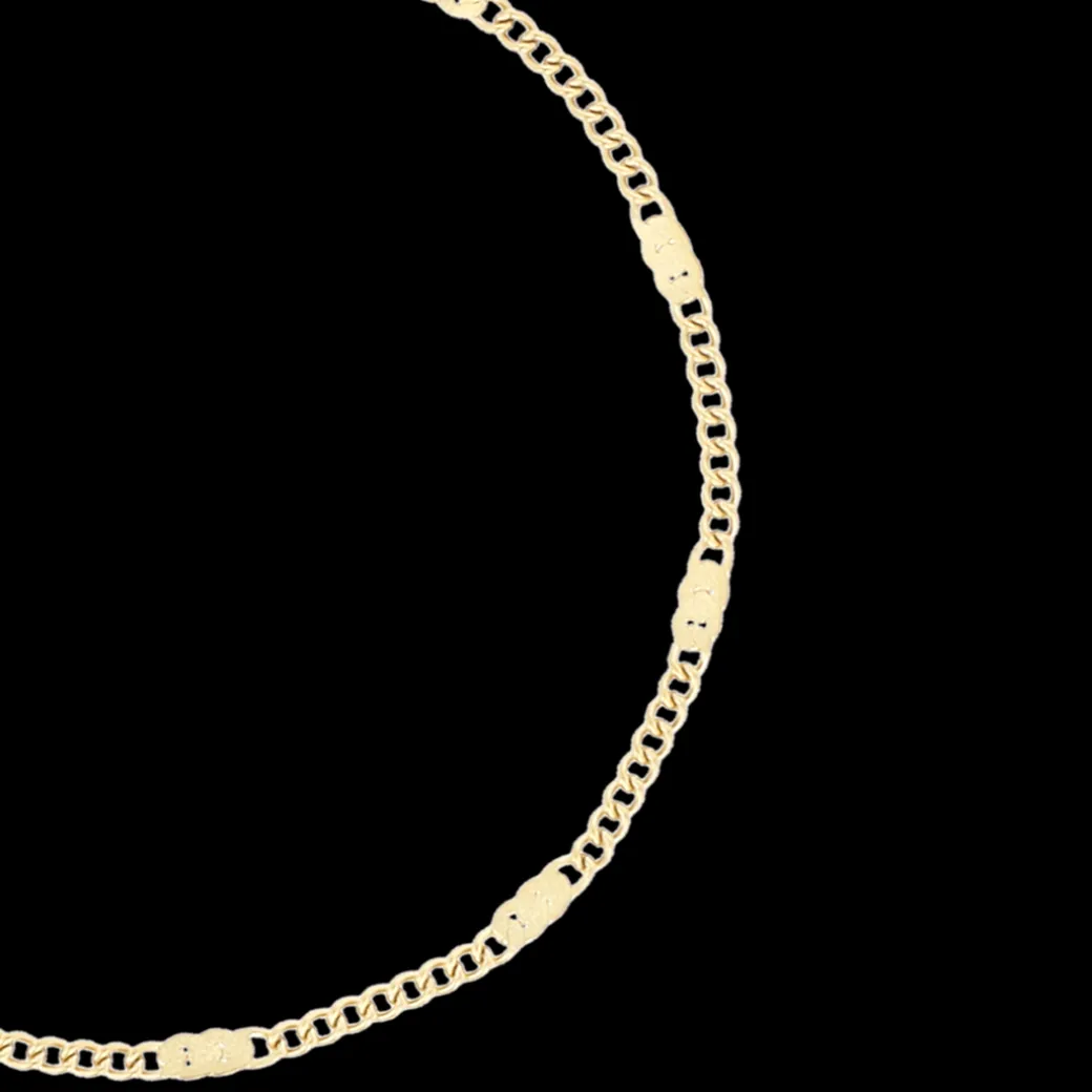 Goudkleurige armband met klassiek detail
