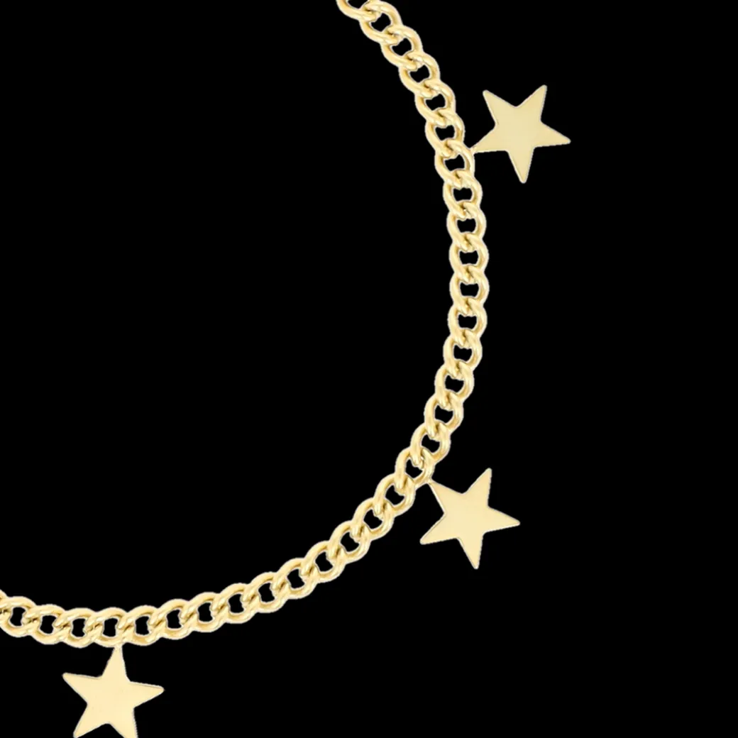 Goudkleurige armband met sterretjes