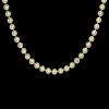 Goudkleurige ketting met smileys