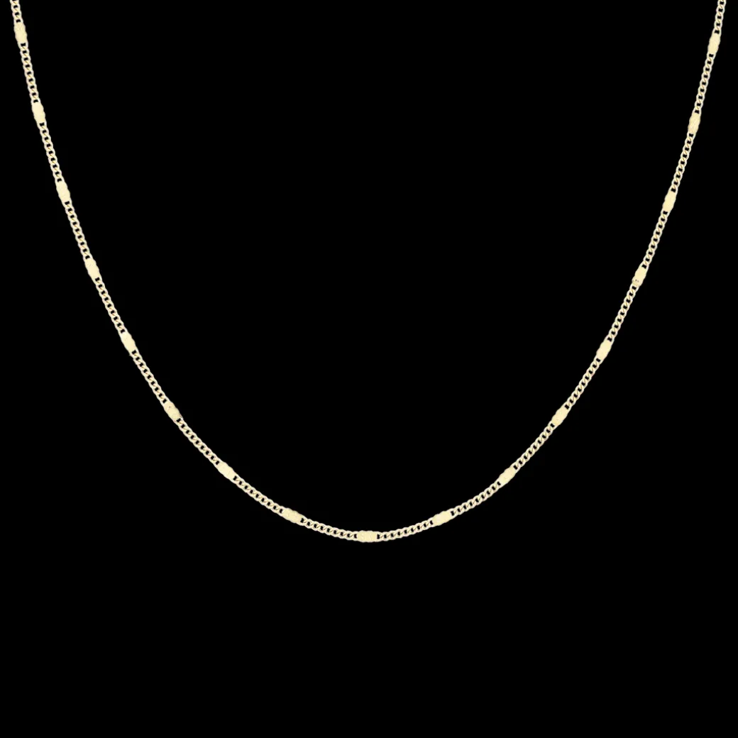 Goudkleurige ketting met klassiek detail