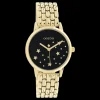 Goudkleurige OOZOO horloge met roestvrijstalen armband - C11029