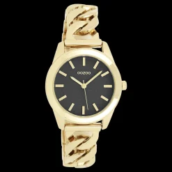 Goudkleurige OOZOO horloge met petit schakelarmband - C11422