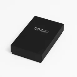 Goudkleurige OOZOO smartwatch met steengrijze rubber band - Q00317