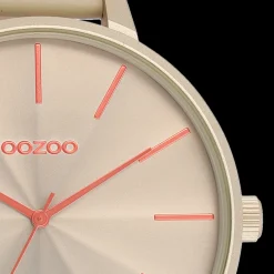 Kaki OOZOO horloge met leren band - C11251