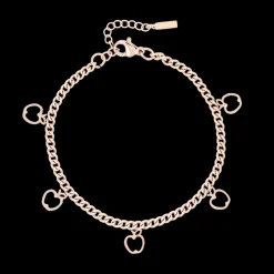 Rosé goudkleurige armband met appels