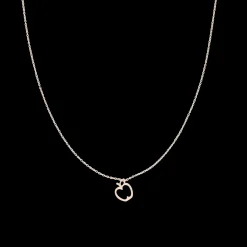 Rosé goudkleurige ketting met een appel