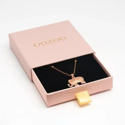 Rosé goudkleurige ketting met olifant bedeltje