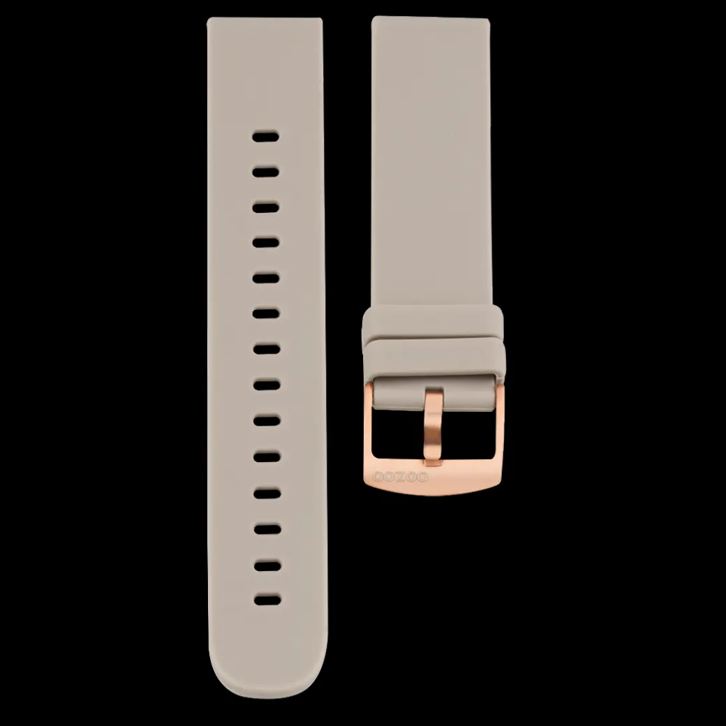 Taupe rubber strap