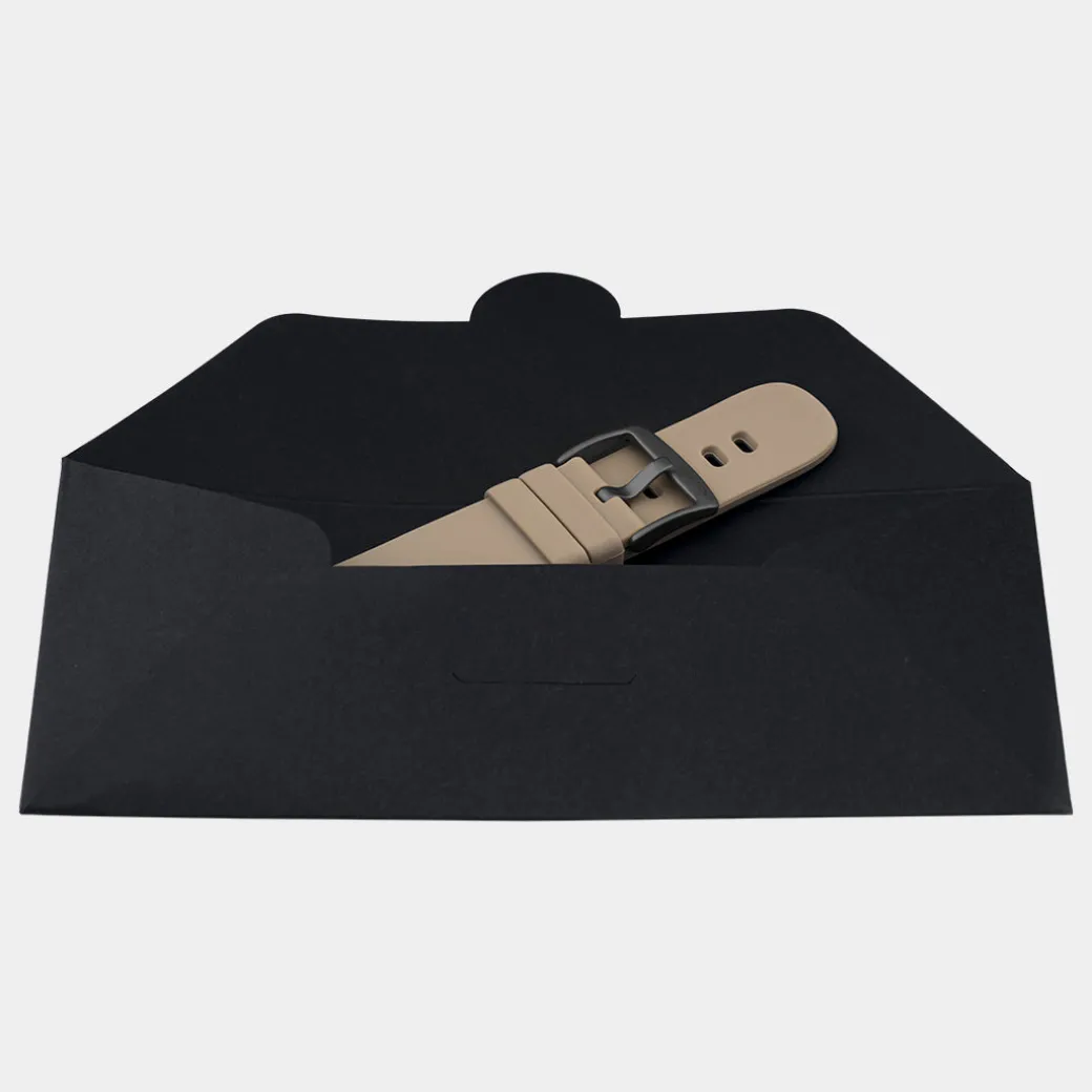 Taupe rubber strap