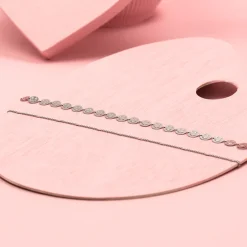 Zilverkleurige armband met smileys