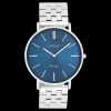 Zilverkleurige OOZOO horloge met roestvrijstalen armband roestvrijstalen armband - C20401